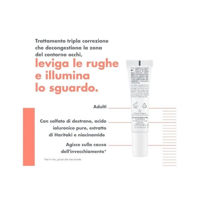 Avène Hyaluron A B3 Crema de Contorno de Ojos – 15 ml