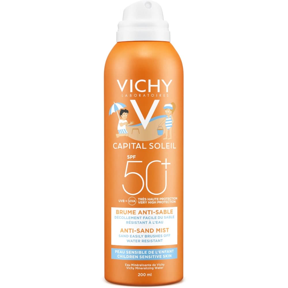 Vichy Ideal Soleil Anti-Arena Kids SPF 50 – Spray infantil