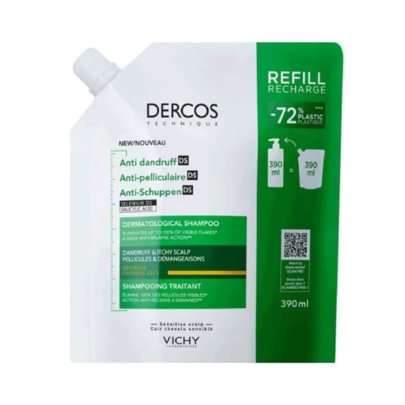 Vichy Dercos Technique Champú Anticaspa Cabello Seco – 200 ml