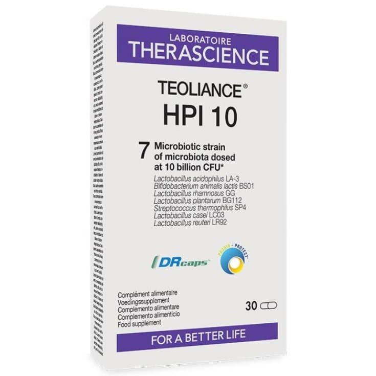 Teoliance HPI 10 – Probióticos con bacterias lácticas – 30 cápsulas