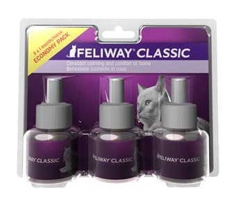 Feliway Classic Recambios – Pack de 3 x 48 ml