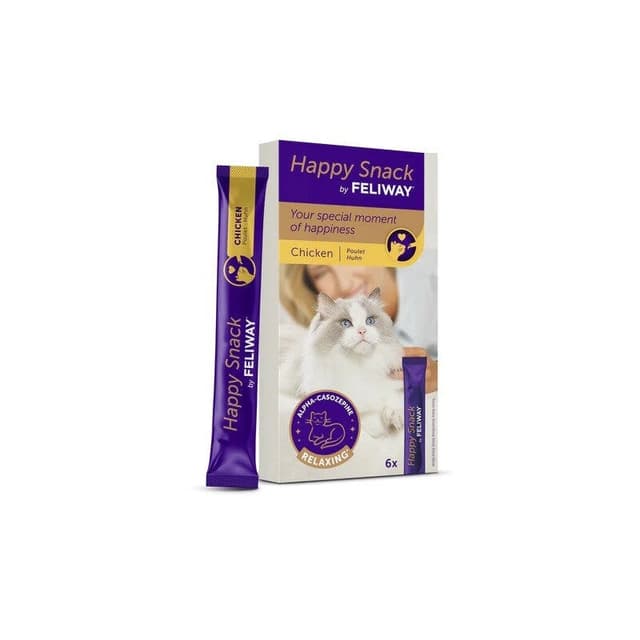 Feliway Happy Snack Pollo – 6 unidades