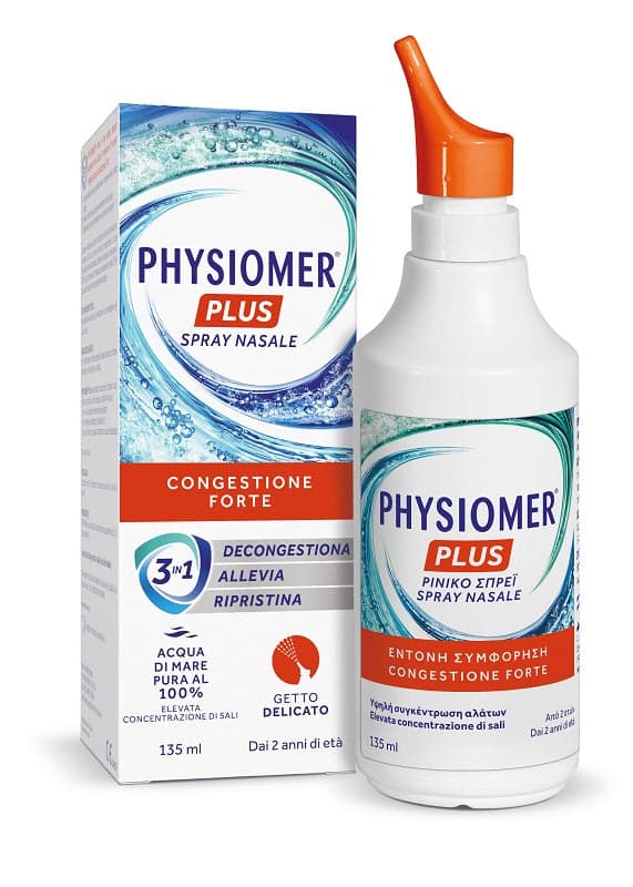Physiomer Plus Spray Nasal – Chorro Directo