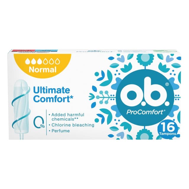 OB Pro Comfort Normal Tampones – 16 unidades
