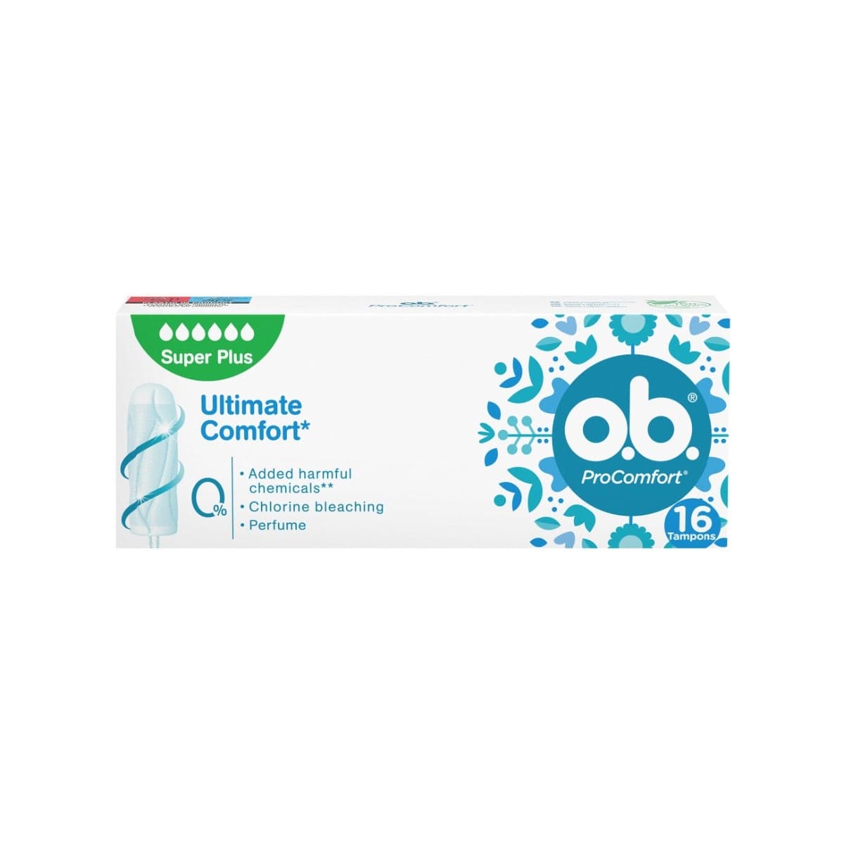 OB Pro Comfort Super Plus Tampones – 16 unidades