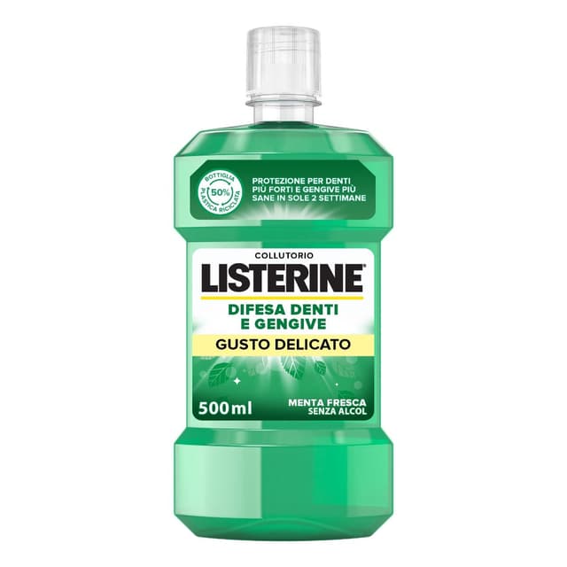 Listerine Dientes & Encías – 500 ml Enjuague bucal