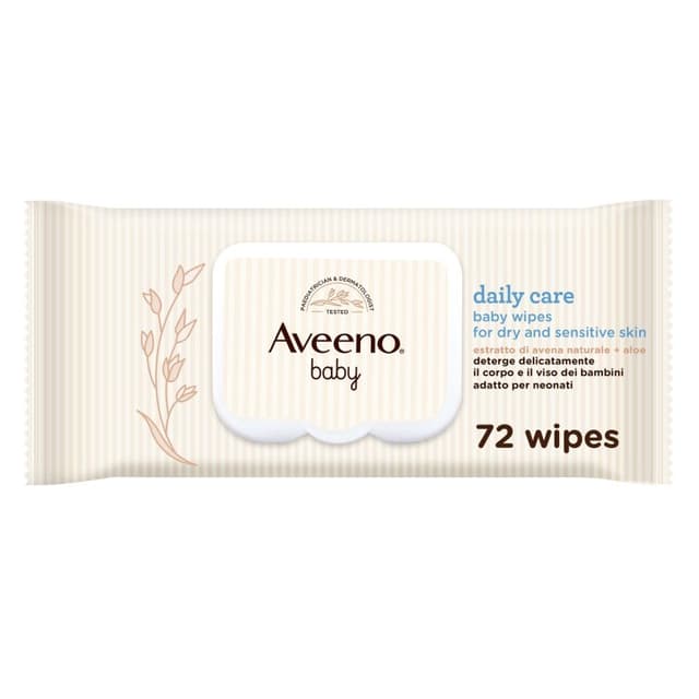 AVEENO Baby Toallitas Húmedas – 72 unidades