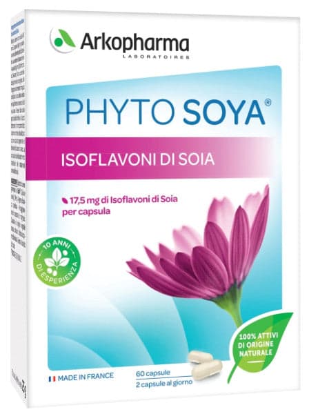 Isoflavonas de soja – 60 cápsulas de 17,5 mg | Phytosoya