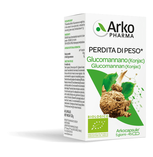Arkocapsule Glucomannan – 130 cápsulas