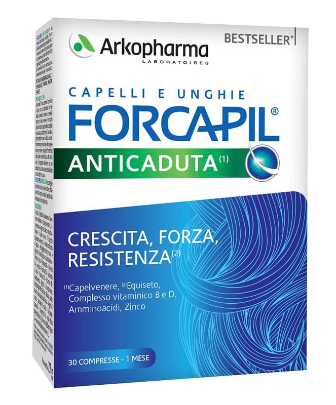 Biotina + Zinc – 30 comprimidos | Forcapil Anti-Caída