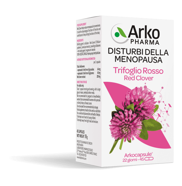 Arkocapsule Trébol Rojo – 45 cápsulas veganas