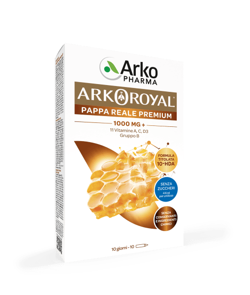 Arkoroyal Jalea Real 1000 mg + Vitaminas – 10 ampollas