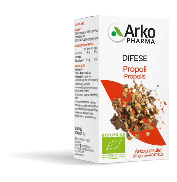 Arkocapsule Própolis Bio – 40 cápsulas