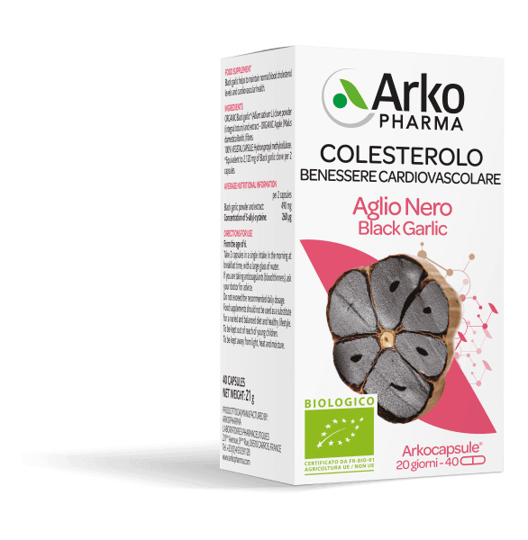 Ajo 490 mg – 40 cápsulas | Arkocapsule Ajo Negro Bio