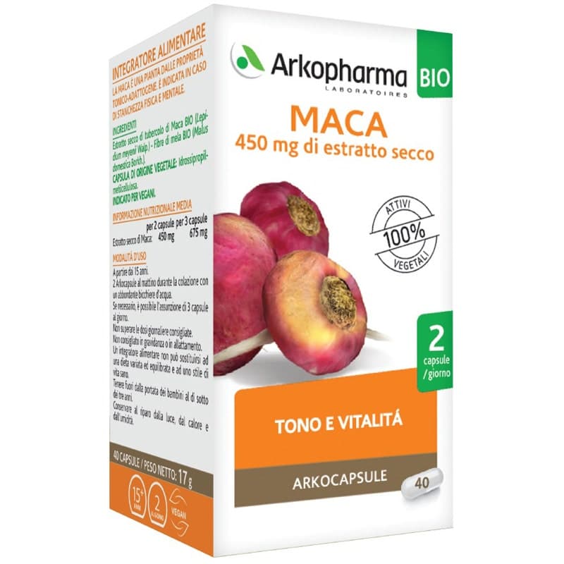 Arkocapsule Maca Bio – 40 cápsulas
