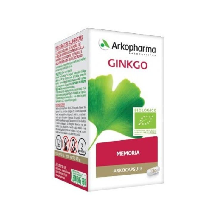 Arkocapsule Ginkgo Bio – 130 cápsulas