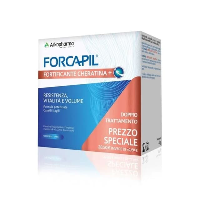 Forcapil Stärkend Promo – cápsulas con L-Cistina, Biotina y Zinc