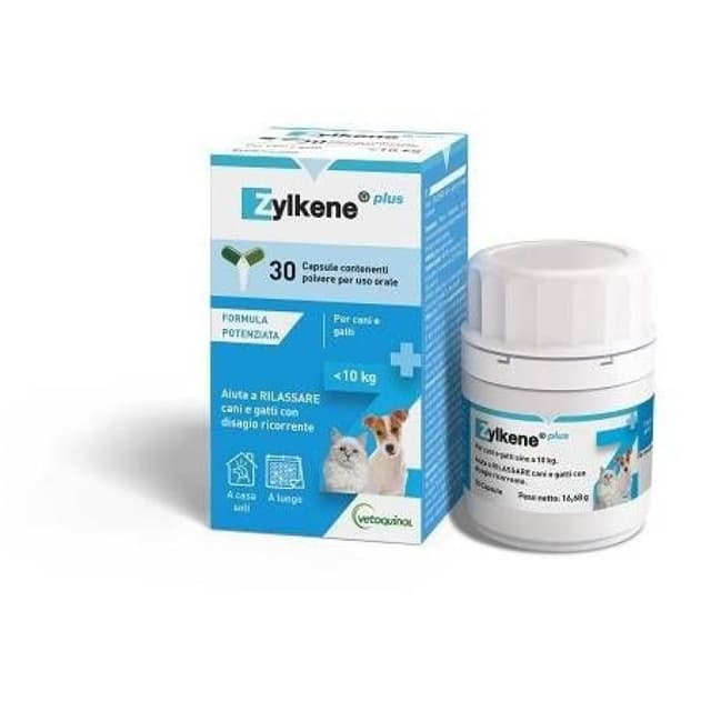 Zylkene Plus para Perros y Gatos de hasta 10 kg – Cápsulas