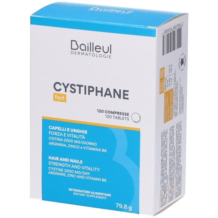 Cystiphane Biotina + Complejo de Vitamina B – 120 comprimidos