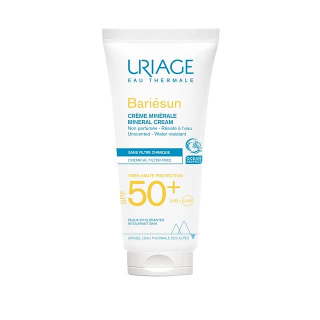 Uriage Bariesun SPF50+ Crema Mineral – Protección solar