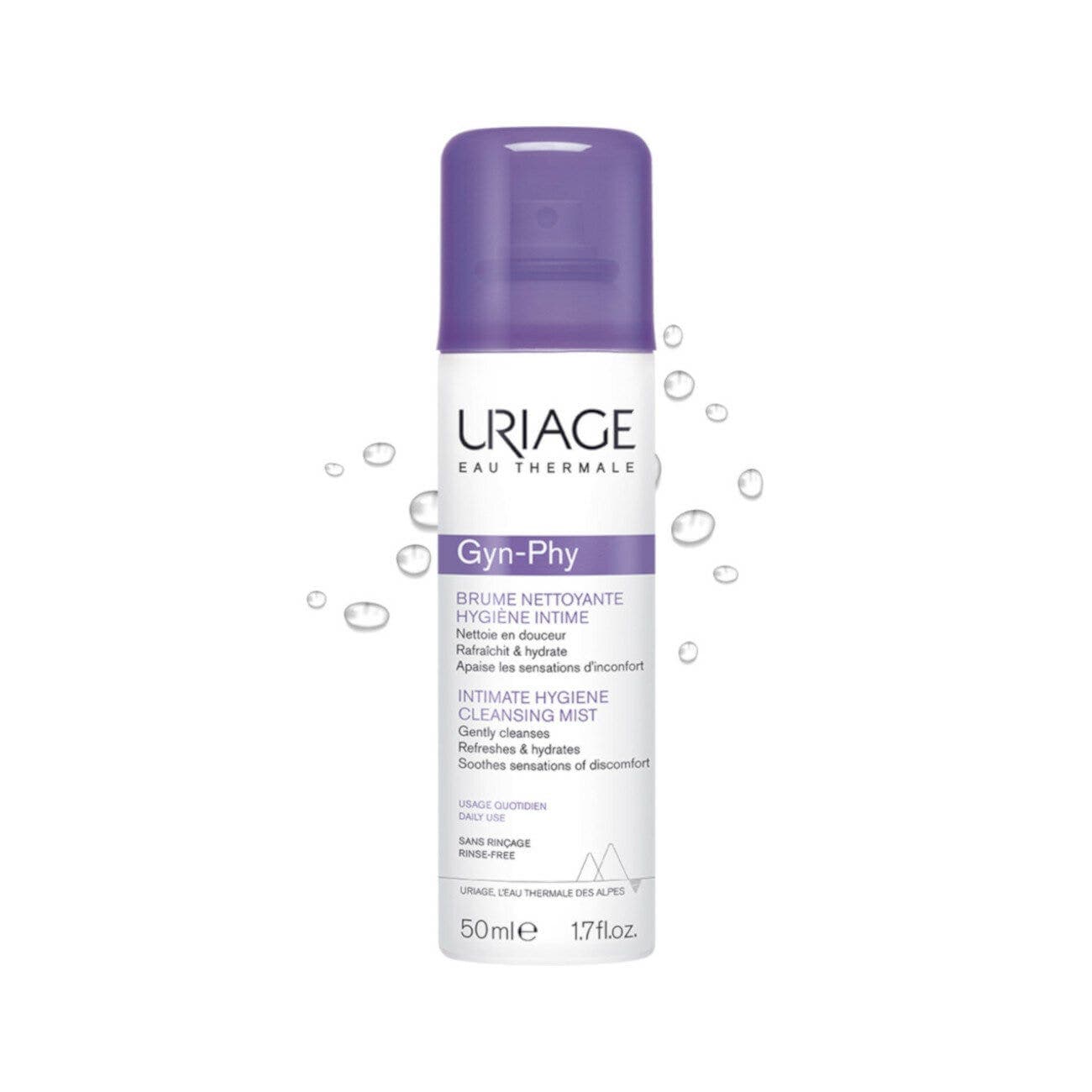 Uriage Gyn-Phy Brume Détergente – Spray de 50 ml