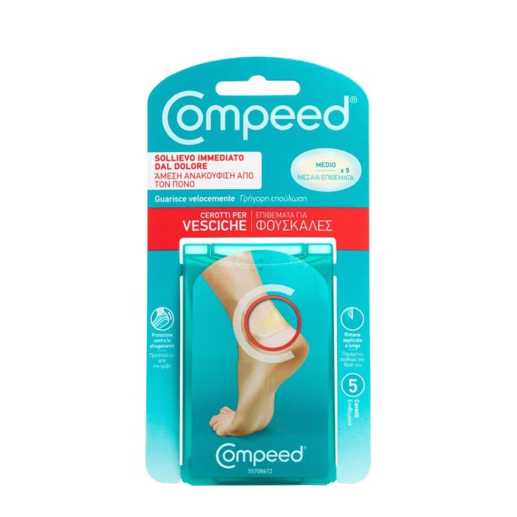 Compeed Apósitos para Ampollas Medianos – 5 unidades
