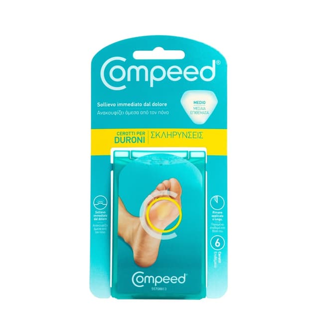 Compeed Parches para Callosidades Medianos – 6 unidades
