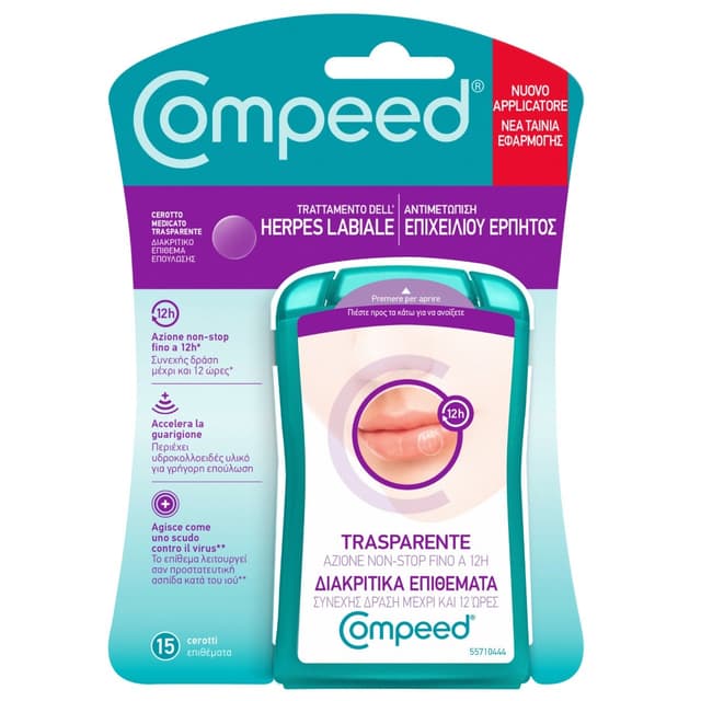 Compeed Herpes-Labialis-Patch – 15 unidades