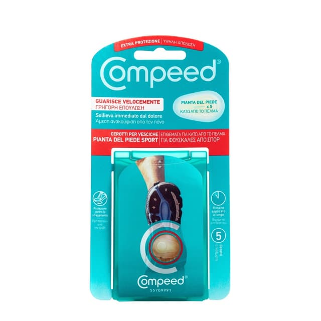 Compeed Apósitos para Ampollas Planta del Pie – 5 unidades