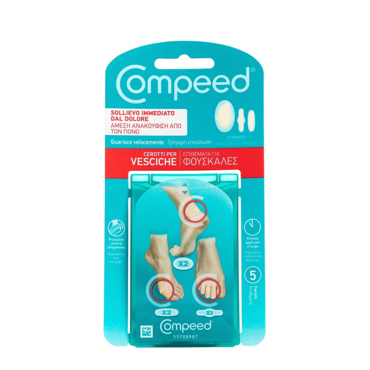 Compeed Apósitos para Ampollas Surtidos – 5 unidades