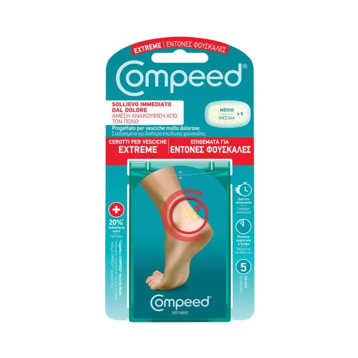 Compeed Extreme Apósitos para Ampollas – 5 unidades