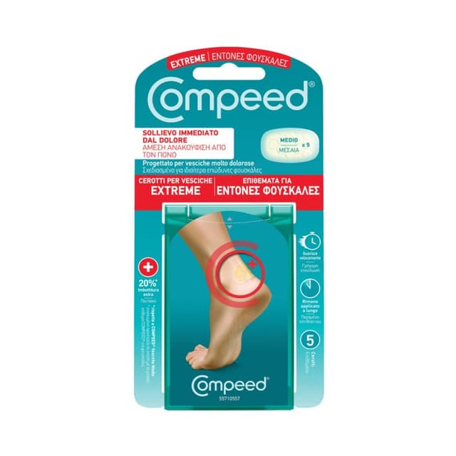 Compeed Extreme Apósitos para Ampollas – 5 unidades