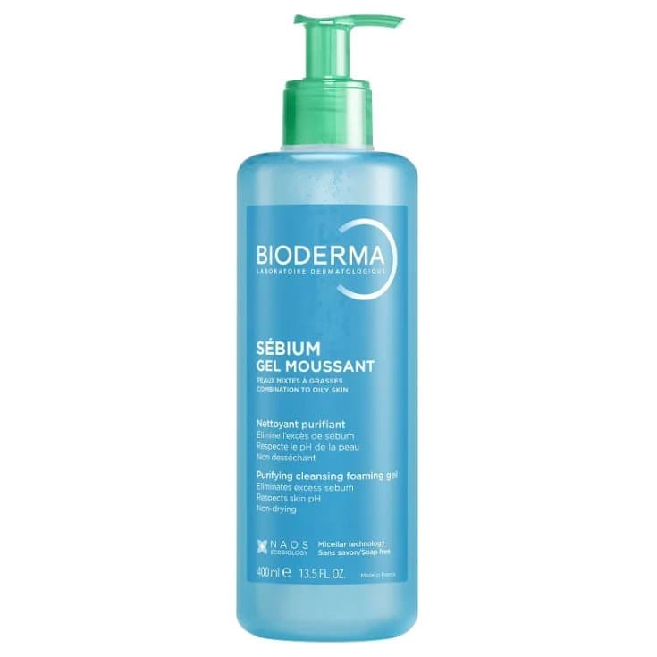 Bioderma Sébium Gel Moussant Deterg – 400 ml Gel limpiador