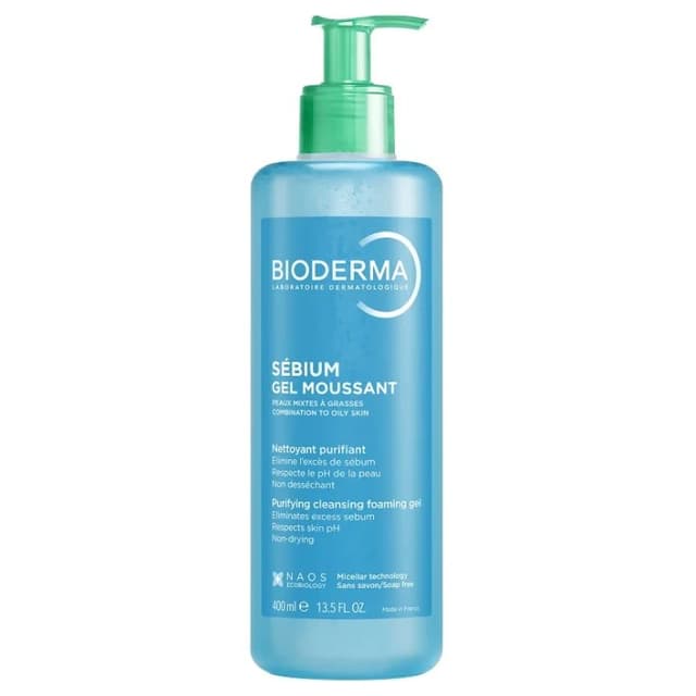 Bioderma Sébium Gel Moussant Deterg – 400 ml Gel limpiador