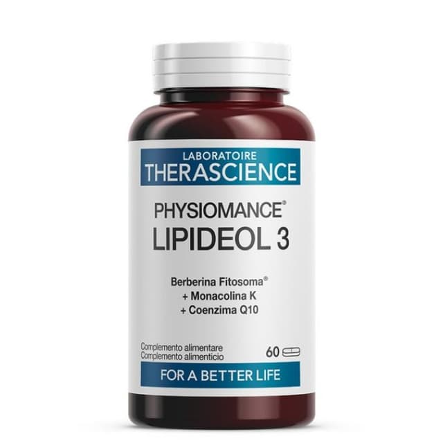 Physiomance Lipideol3 Berberina + Arroz Rojo – 60 comprimidos