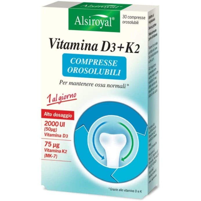 Vitamina D3+K2 – 30 comprimidos
