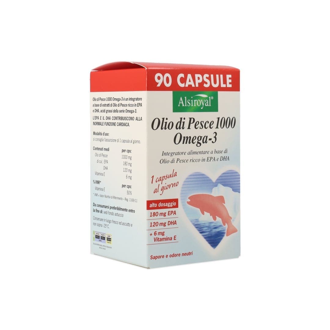 Aceite de Pescado Omega-3 1000 – 90 cápsulas