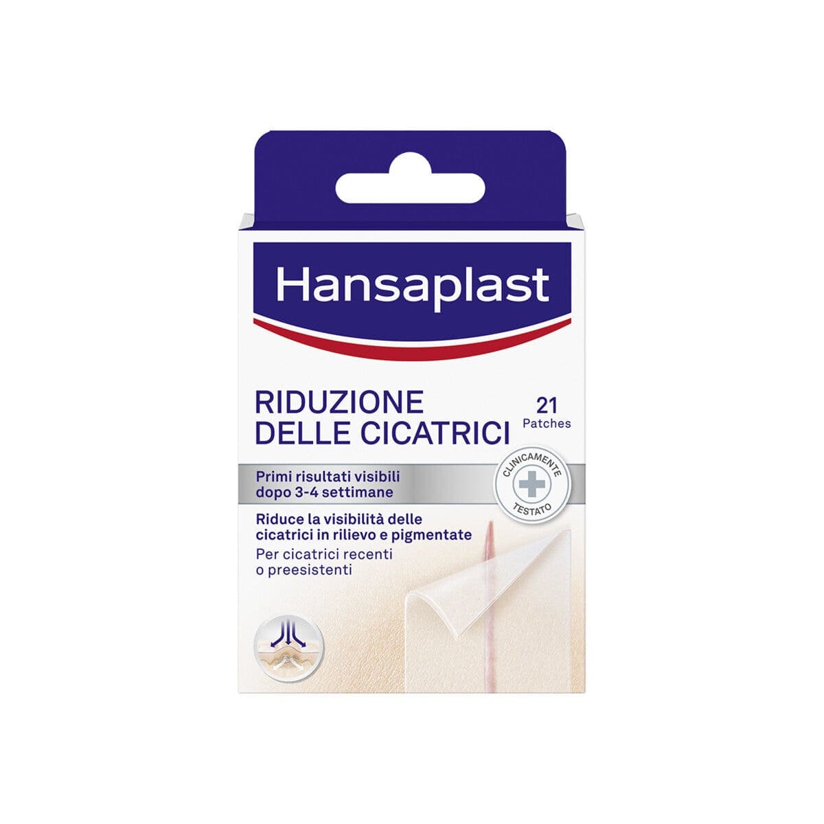 Hansaplast Med Parches Reductores de Cicatrices – 21 unidades