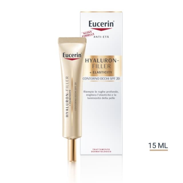 Eucerin Hyalu Elasticity Crema Contorno de Ojos – 15 ml