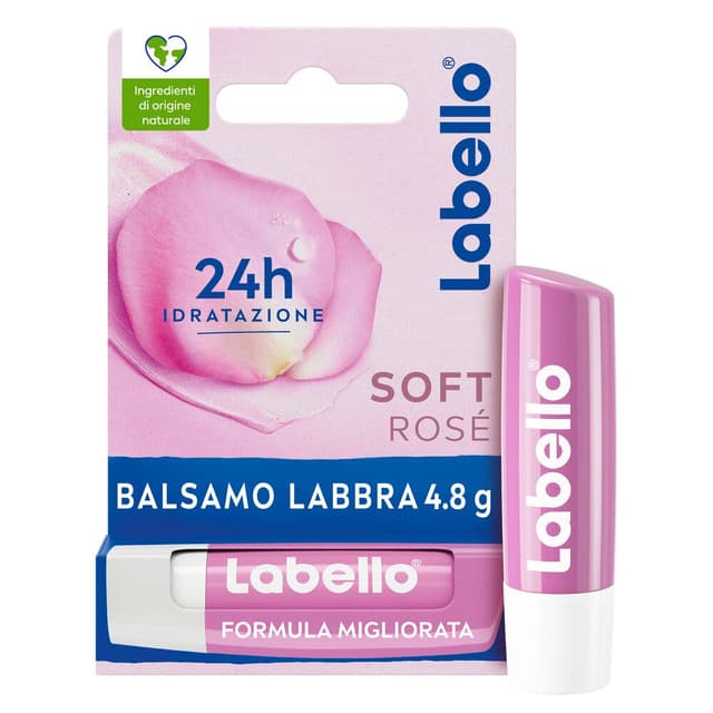 LABELLO Soft Rose Cuidado Labial – 4,8 g