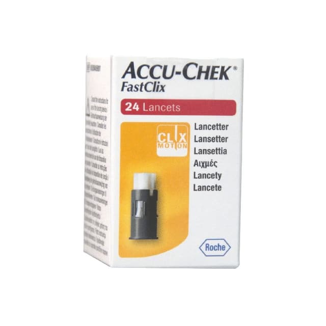 Accu-Chek FastClix Lancetas – 24 unidades