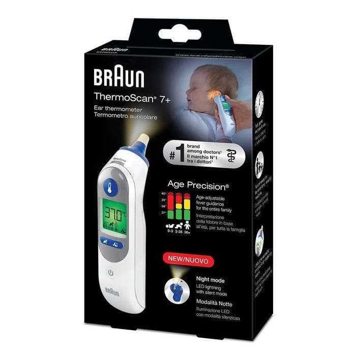 Termómetro digital de oído Braun ThermoScan 7+