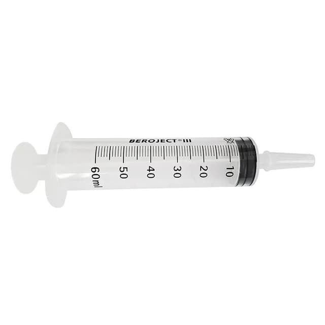 Jeringa Irrigadora sin Aguja con Cono para Catéter 60 – Farmaca