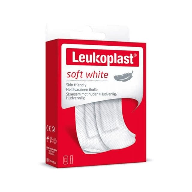 Leukoplast Soft White – Surtido de 20 tiritas