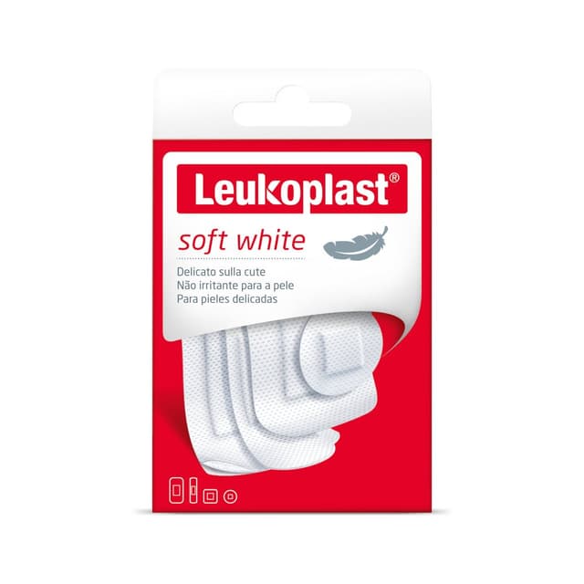 Leukoplast Soft White – 40 tiritas surtidas