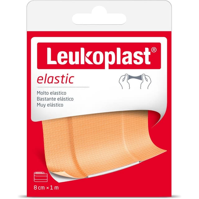 Leukoplast Elastic Apósito Adhesivo para Cortar – 1 m × 8 cm