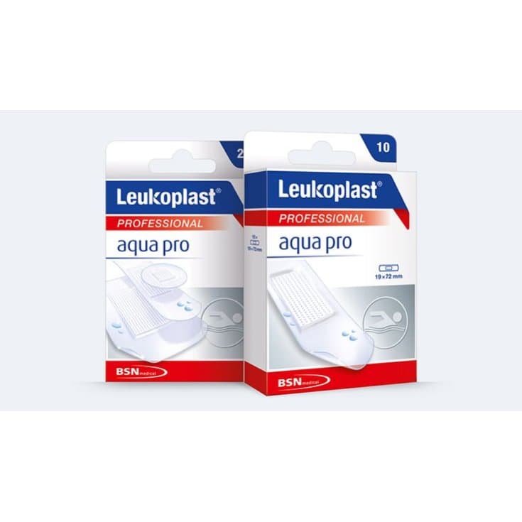 Leukoplast Aquapro Apósitos – 72 x 19 mm, 10 unidades