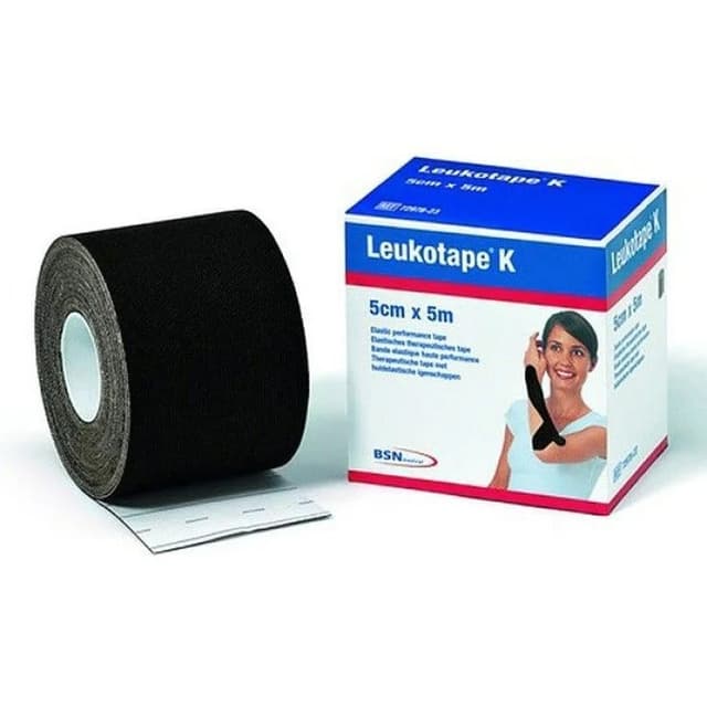 Actimove Leukotape K Negro – 5 cm × 5 m