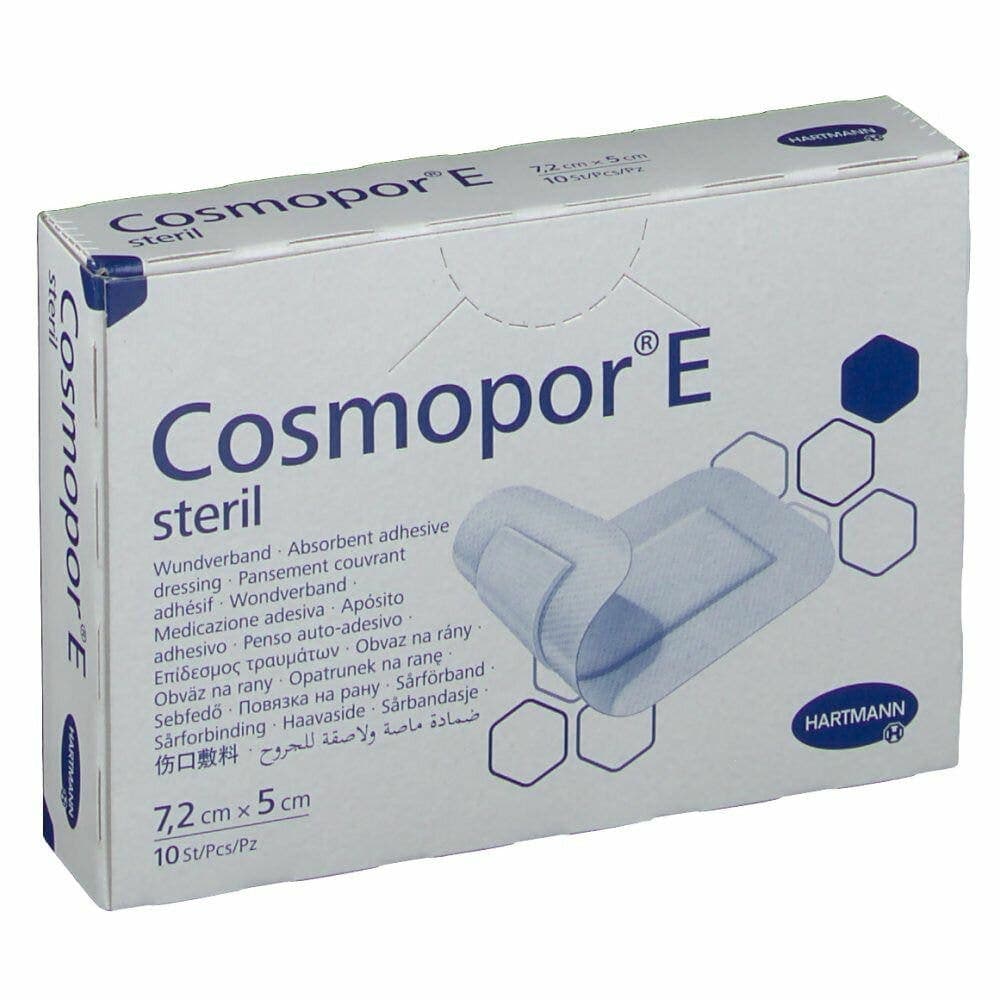 Cosmopor E Ceram Adh – Apósito autoadhesivo estéril 7,2×5 cm