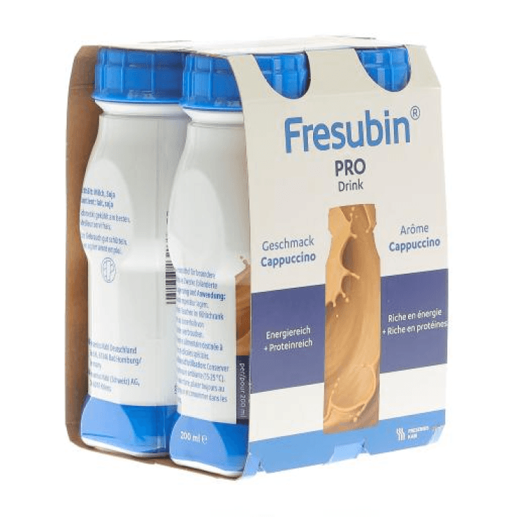 Fresubin Pro Drink Cappuccino – 4 botellas de 200 ml